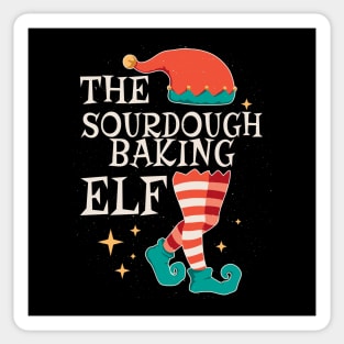 The Sourdough Baking Elf Xmas Family Matching Sticker